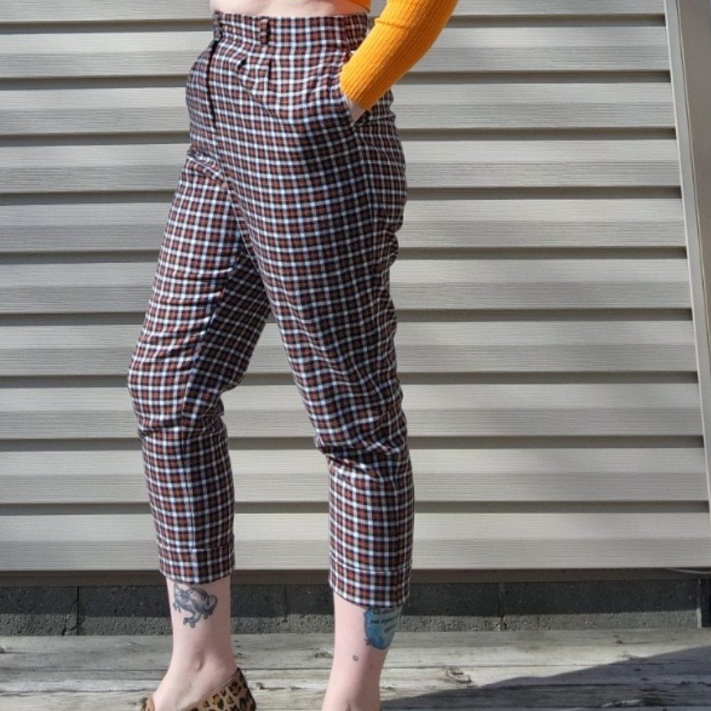 Topshop Plaid Pants
